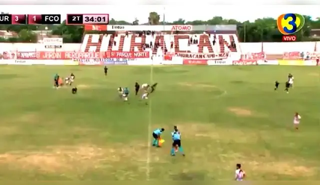 Balacera en el fútbol argentino deja una persona herida