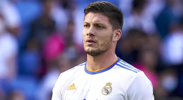 Luka Jovic no ha sido titular en ningún cotejo, esta temporada.