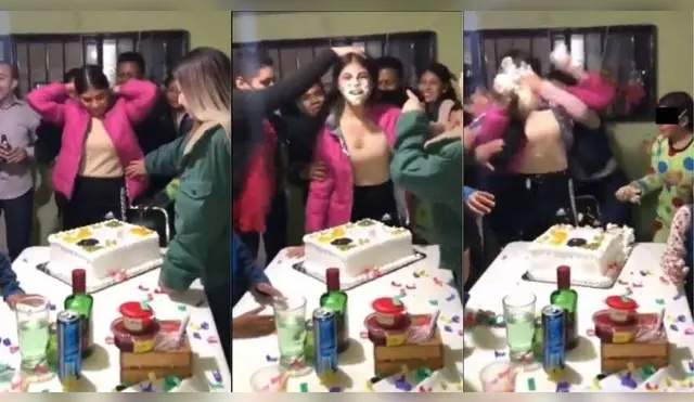 Viral: celebraban cumpleaños, pero termino en pelea por arruinar la torta