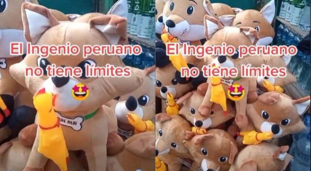 TikTok: usuario se sorprende al ver peluches del 'Zorrito Run Run' en mercado