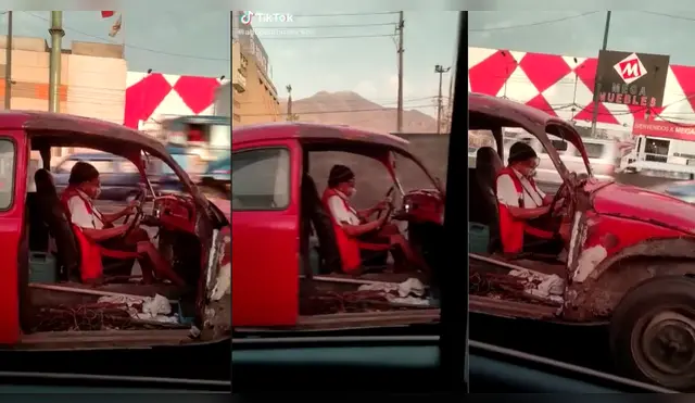 TikTok viral: auto del Dr. Chapatín causa furor.