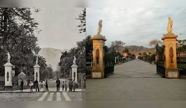 Alameda de los Descalzos a inicios del siglo XX