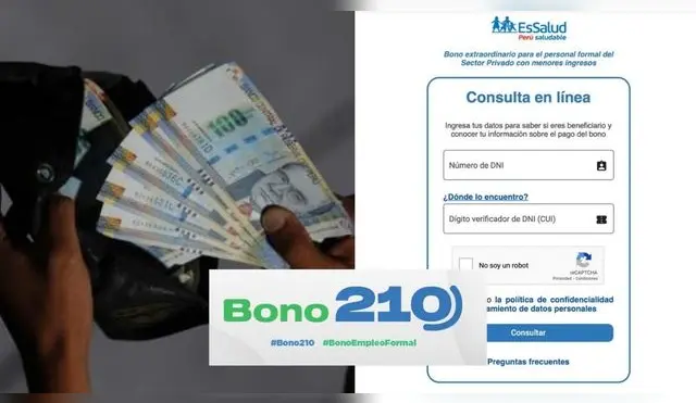 Link Bono 210 soles: cronograma oficial para trabajadores con cuenta en Banco BBVA