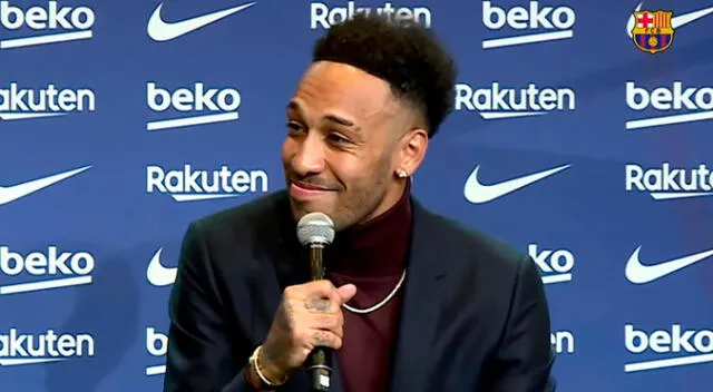 Pierre Aubameyang y su gran deseo con Barcelona Pierre Aubameyang y su gran deseo con Barcelona
