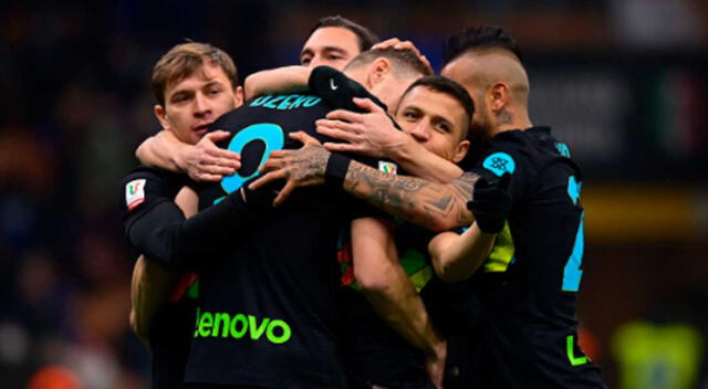 El 'neroazurri' se bajó a la 'Loba' y se metió a las 'semis' de la Copa Italia