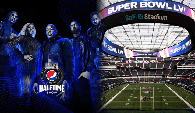 Super Bowl LVI Half Time 2022: detalles del show de medio tiempo. Super Bowl LVI Half Time 2022: detalles del show de medio tiempo.