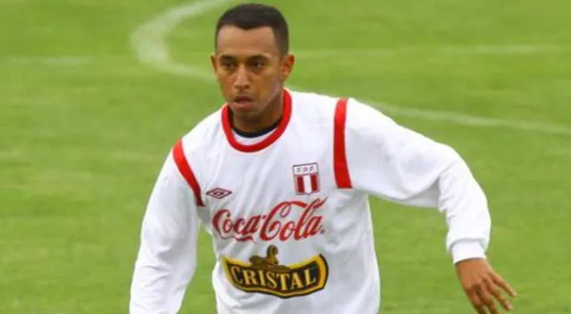 Michael Guevara con la Selección Peruana.