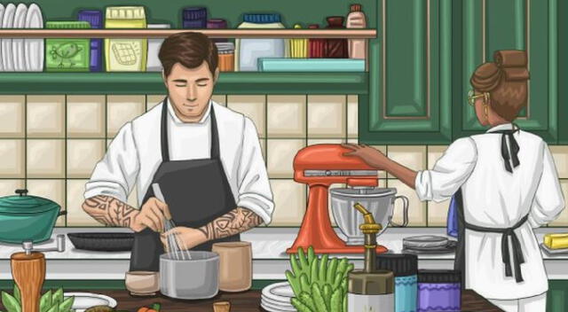 Reto visual: Encuentra los 5 objetos escondidos