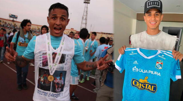 Yoshimar Yotún ya posa con camiseta de Sporting Cristal Yoshimar Yotún ya posa con camiseta de Sporting Cristal