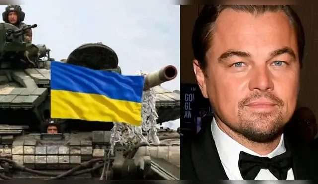 Leonardo DiCaprio apoya a Ucrania y dona 10 millones de dólares a Fuerzas Armadas
