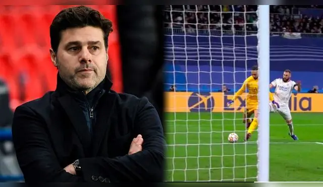 Mauricio Pochettino quedó fastidiado con el VAR, tras el Madrid vs. PSG.