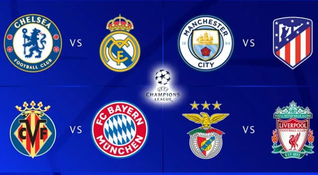 Los cuartos de final de la Champions League.