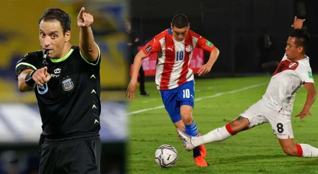 Fernando Rapallini, el árbitro del Perú vs. Paraguay