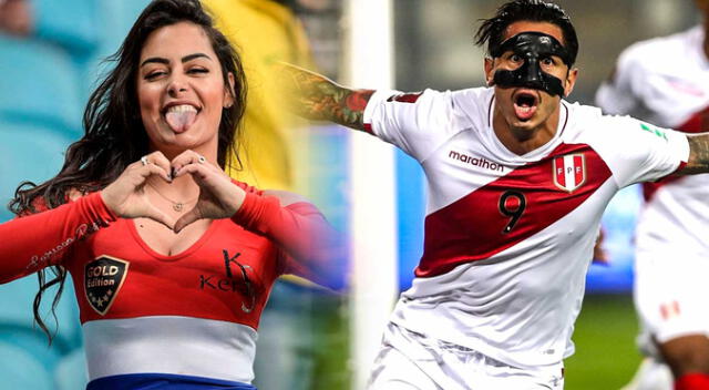Larissa Riquelme sobre Gianluca Lapadula