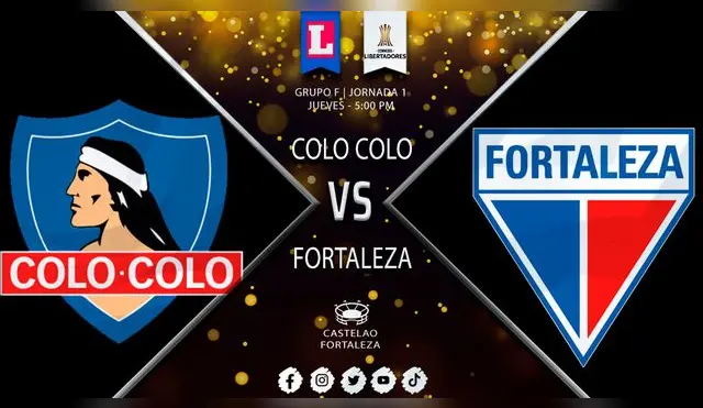 Colo Colo vs. Fortaleza EN VIVO por la jornada 1 del Grupo F de Copa Libertadores