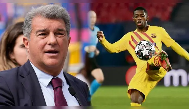 Joan Laporta quiere contar con Dembélé por más temporadas en Barcelona Joan Laporta quiere contar con Dembélé por más temporadas en Barcelona
