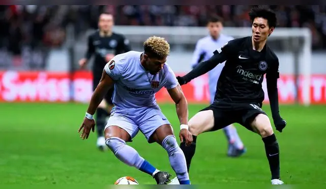 Barcelona igualó en Alemania ante Eintracht Frankfurt