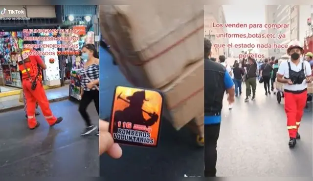 Ciudadana se indigna al ver que bomberos deben vender productos para comprarse botas