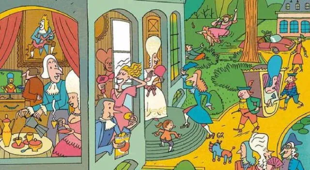 ¿Podrás encontrar los 14 objetos que no pertenecen a la imagen?