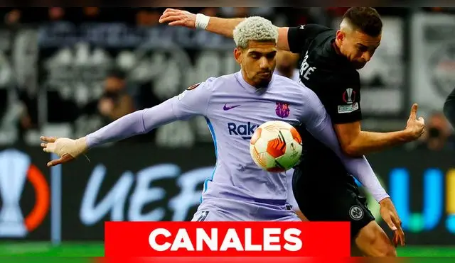 Barcelona y Eintracht Frankfurt se enfrentan por los cuartos de la Europa League