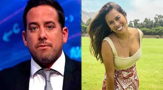 Óscar del Portal fue ampayado junto a Fiorella Méndez.