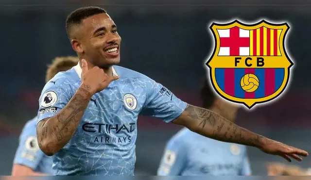 Gabriel Jesús podría ir a Barcelona en la próxima temporada