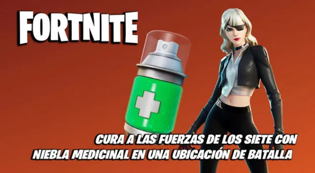 Fortnite: cura a las fuerzas de los Siete con niebla medicinal en una ubicación de batalla