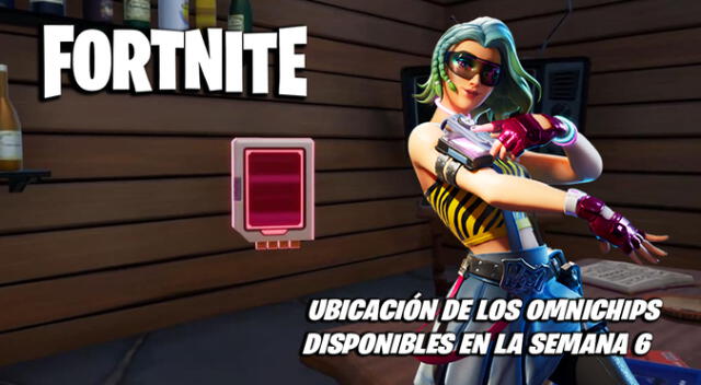 Fortnite: ubicación de todos los Omnichips en la Semana 6