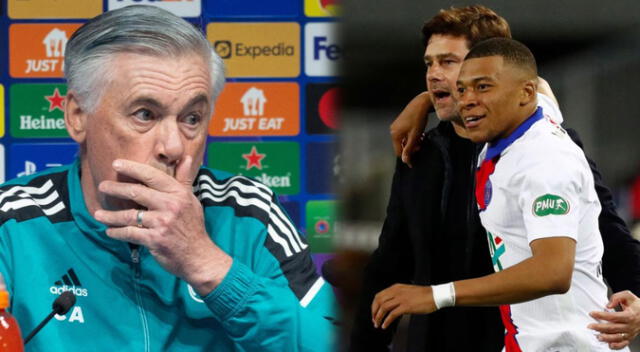 Carlo Ancelotti se enteró de las palabras de Pochettino sobre Mabppé