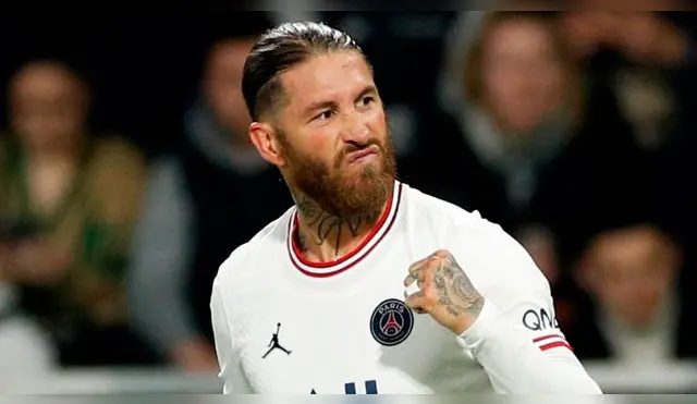 Sergio Ramos celebró el título del Real Madrid