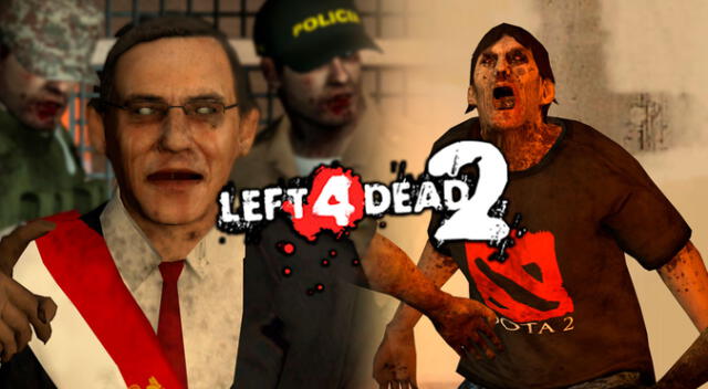 Left 4 Dead 2: doteros zombis y hasta Vizcarra infectado en mod peruano Left 4 Dead 2: doteros zombis y hasta Vizcarra infectado en mod peruano