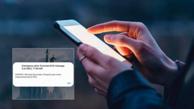 MTC implementa 'alerta de emergencia' que hizo sonar a los celulares en todo el Perú