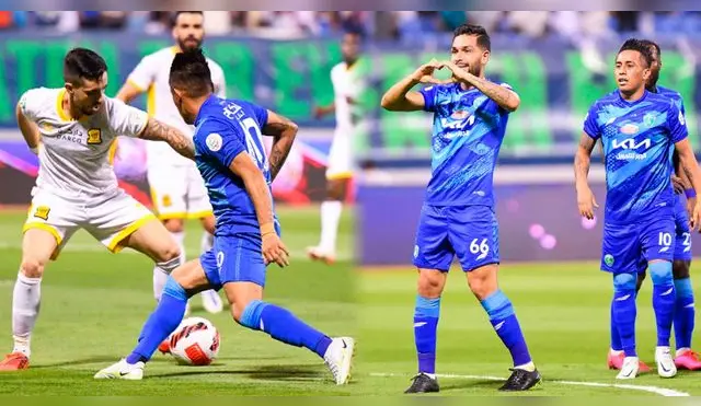 Christian Cueva jugó después de un mes en la liga saudí.