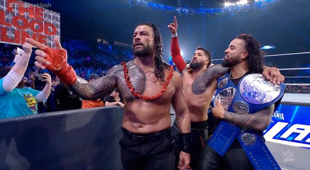 Bloodline se quedó con el combate del WWE WrestleMania Backlash