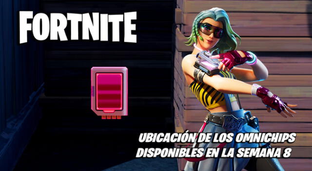 Fortnite: ubicación de todos los Omnichips en la Semana 8