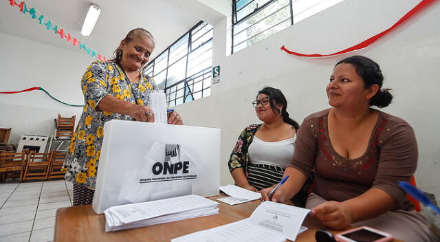Elige tu local de votación: LINK habilitado para escoger hasta 3 locales