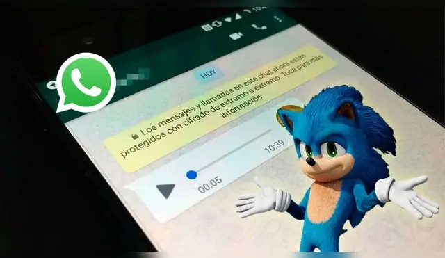 WhatsApp: ¿Cómo enviar audios con la voz de 'Sonic' sin instalar ninguna aplicación?