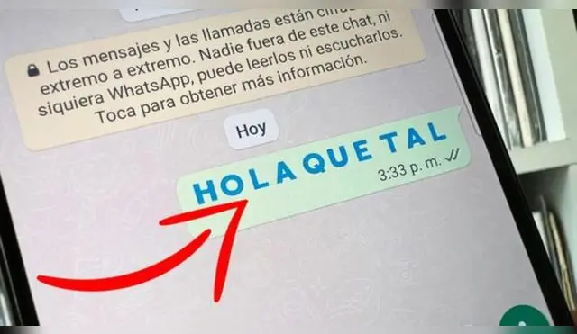 Aprende en sencillo pasos como poner letras de colores en tu WhatsApp.