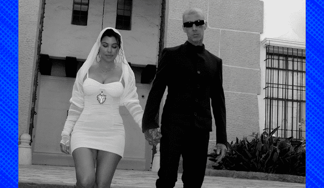 El domingo 22 de mayo se casaron Kourtney Kardashian y Travis Barker