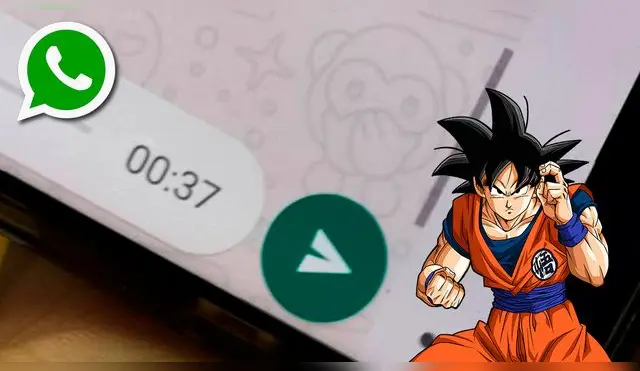 WhatsApp: sencillo truco te permitirá enviar audios con la voz de Goku a todos tus contactos