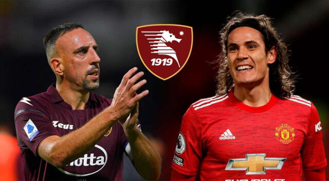 Salernitana quiere juntar a Ribéry y Cavani