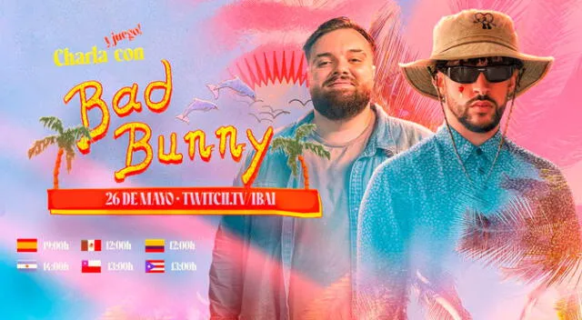 Ibai Llanos y Bad Bunny en streaming: el sueño cumplido del youtuber. Ibai Llanos y Bad Bunny en streaming: el sueño cumplido del youtuber.