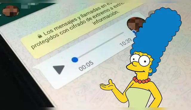 En esta nota podrás aprender a enviar audios de WhatsApp con la voz de la esposa de Homero Simpson.