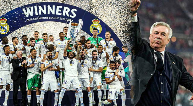 Carlo Ancelotti: ganó un total de 5 Champions League