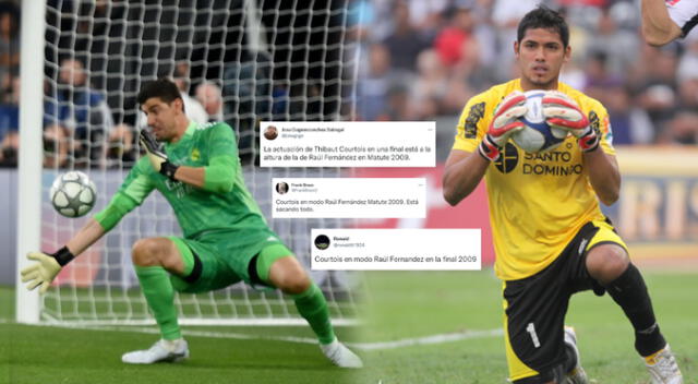 Hinchas peruanos aseguran que Courtois tapó como Fernández en 2009