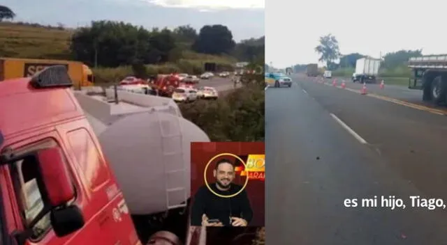 Periodista se entera en vivo que fallecido de accidente era su hijo