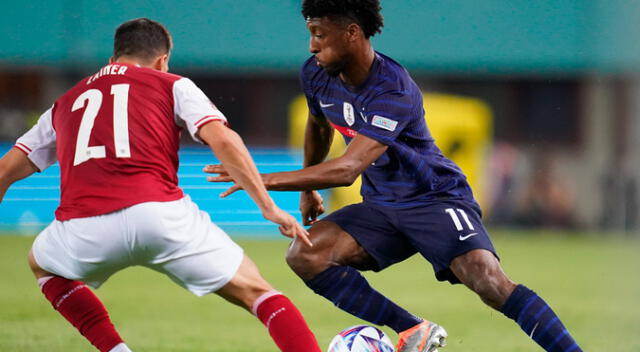 Francia igualó 1-1 con Austria.