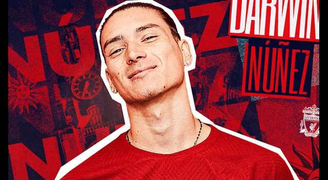 Darwin Núñez llega a Anfield procedente del Benfica de Portugal