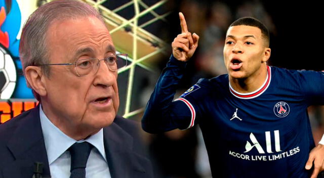 Florentino Pérez habló sobre Kylian Mbappé