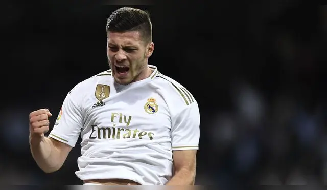 Luka Jovic tiene contrato con Real Madrid hasta junio del 2025.
